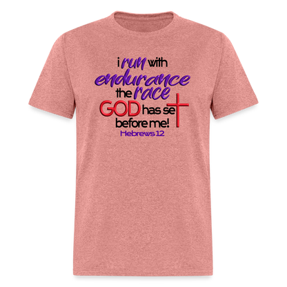 Run With Endurance - heather mauve