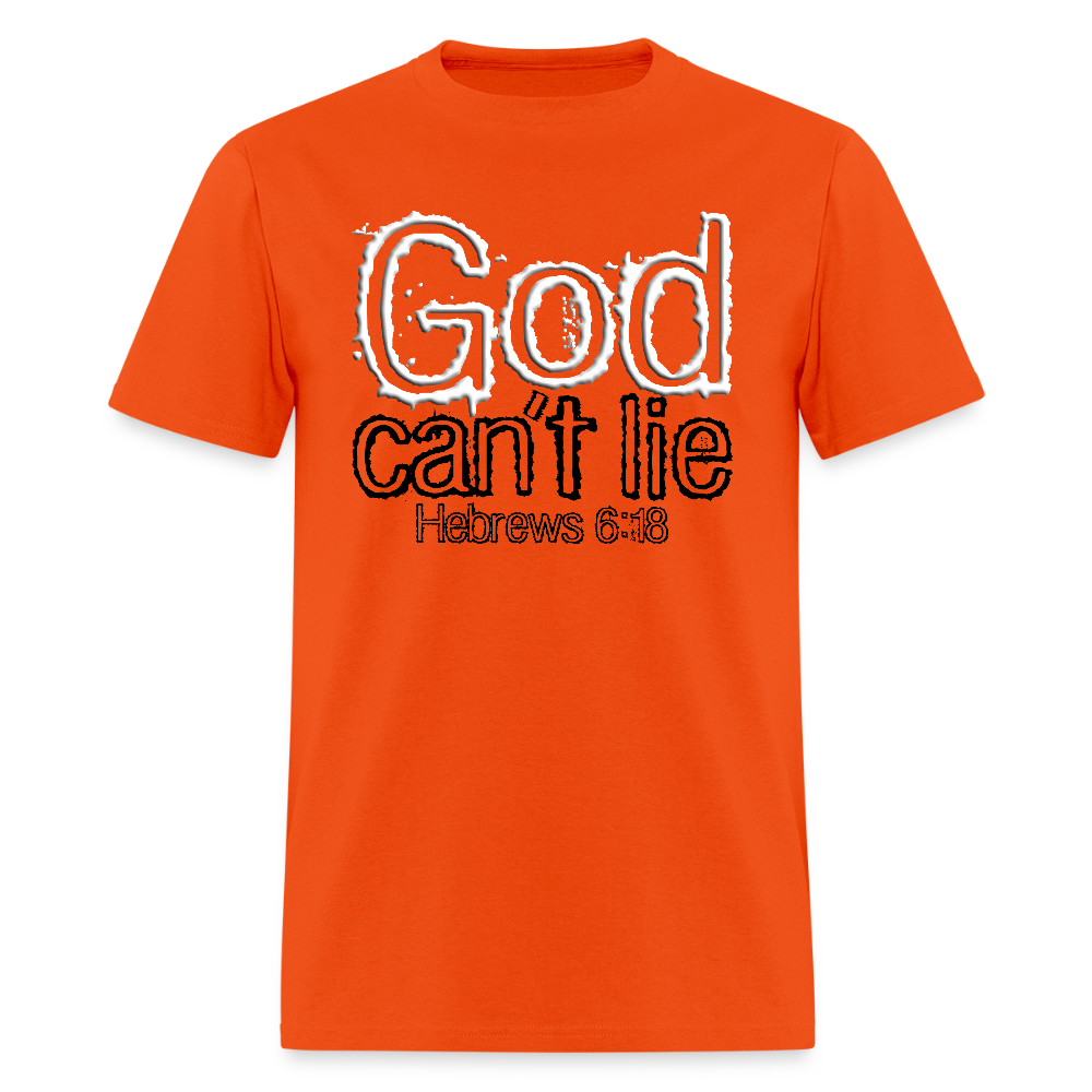 God Can't Lie - orange