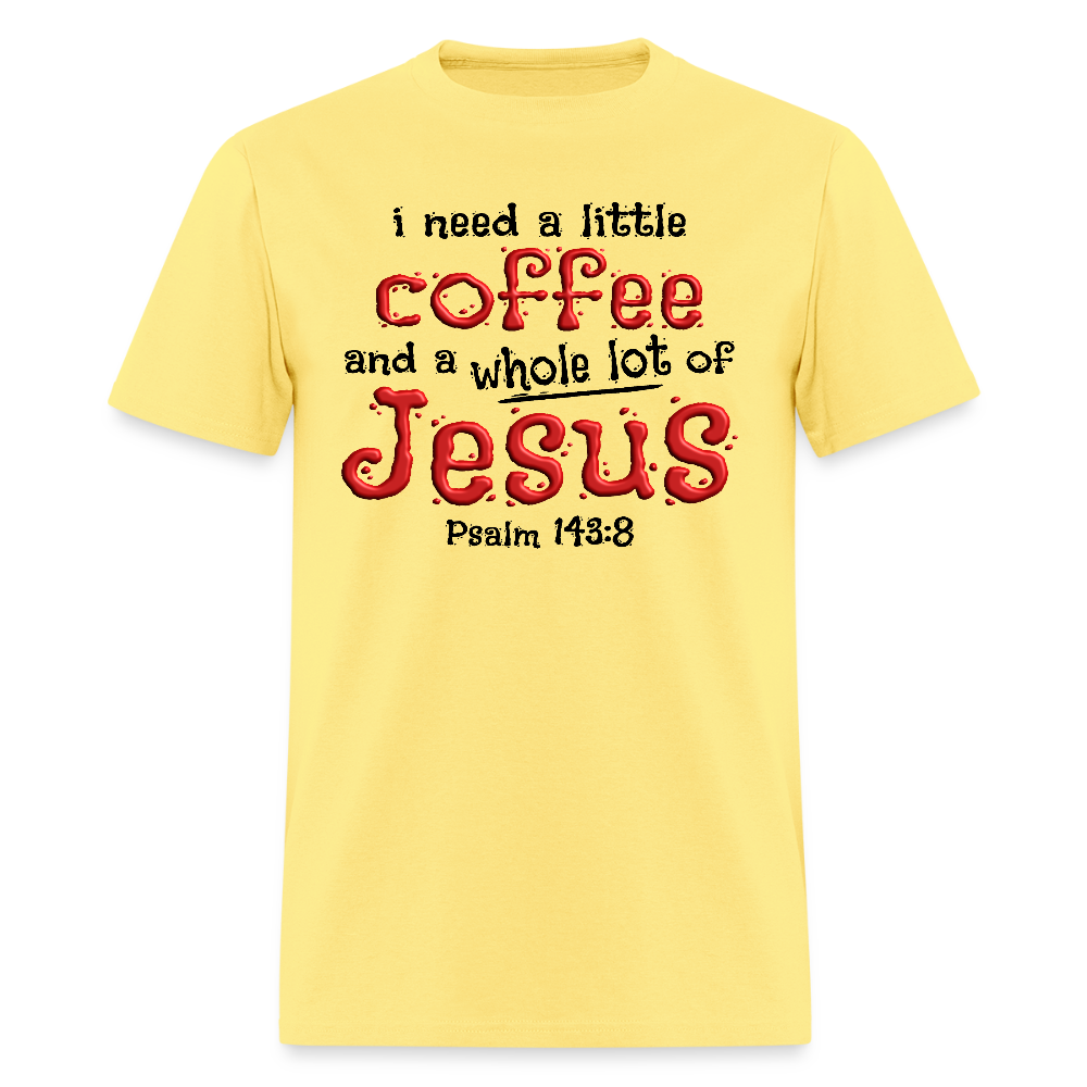 Coffee & Jesus - cornsilk