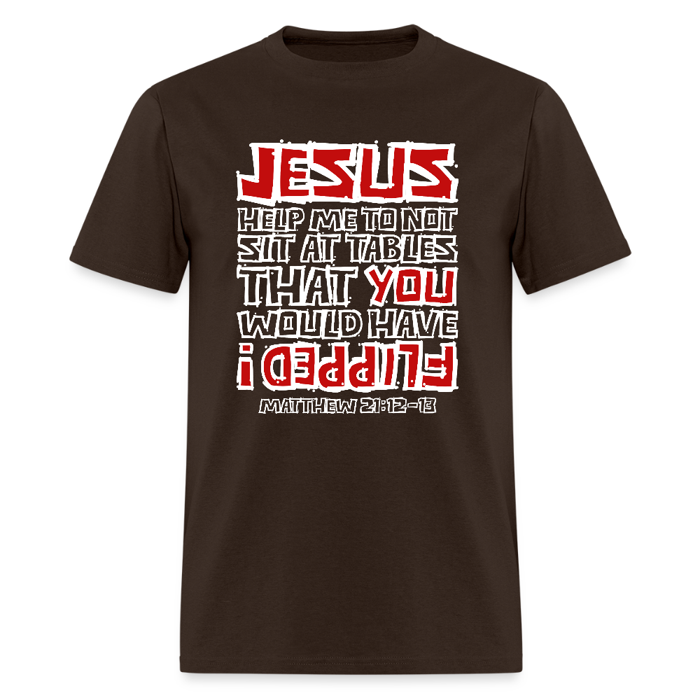 Jesus Flipped - brown