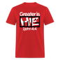 Greater is He in Me - red