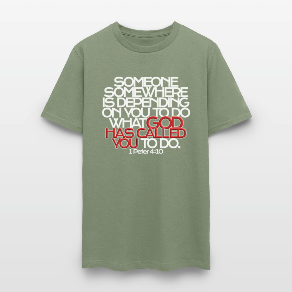 God Has Called You - military green