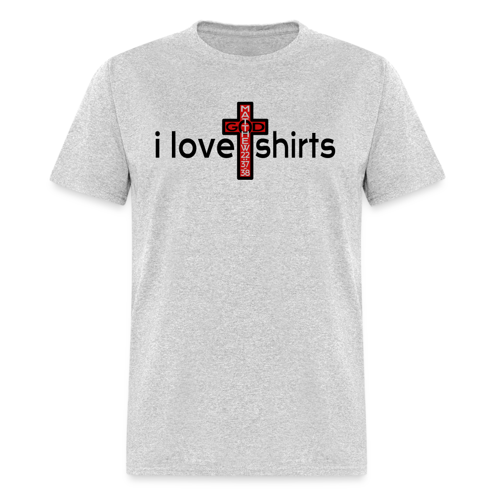 I Love T Shirts - heather gray