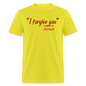 I Forgive You - yellow