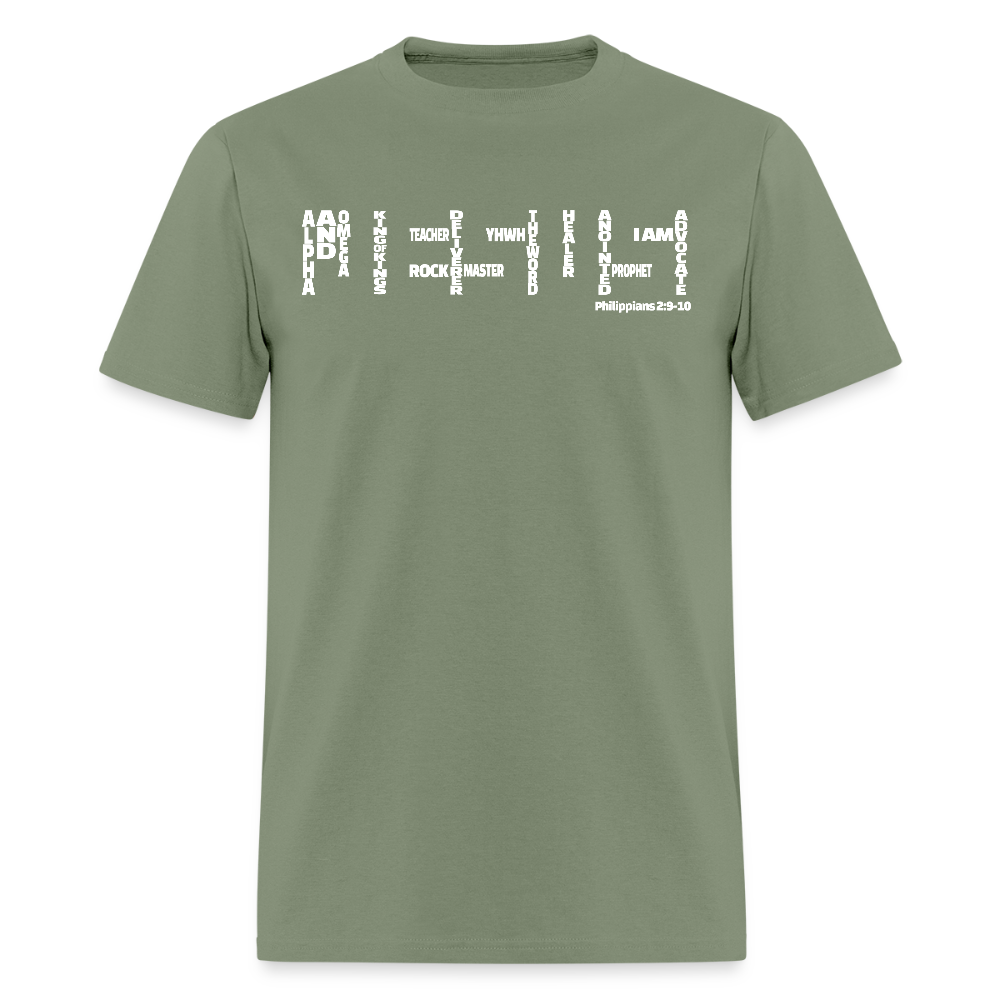 Jesus Names - military green