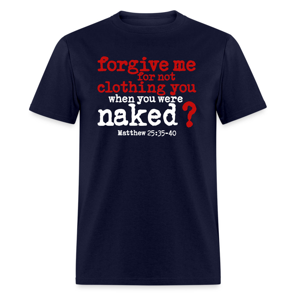 Forgive For Not Clothing - navy