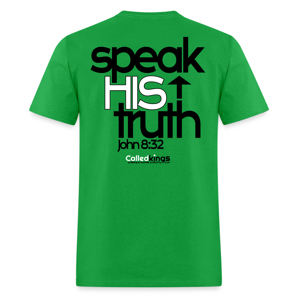 WTBSF? Speak His Truth - bright green