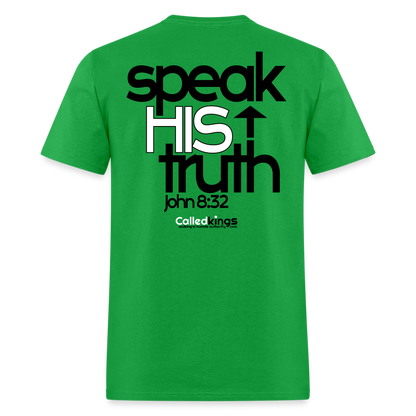 WTBSF? Speak His Truth - bright green