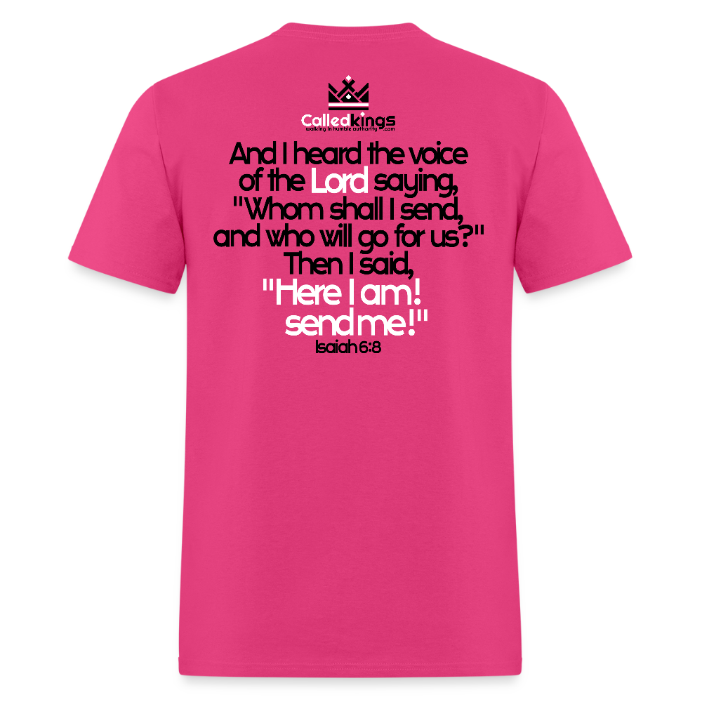 Here I am, send me - fuchsia