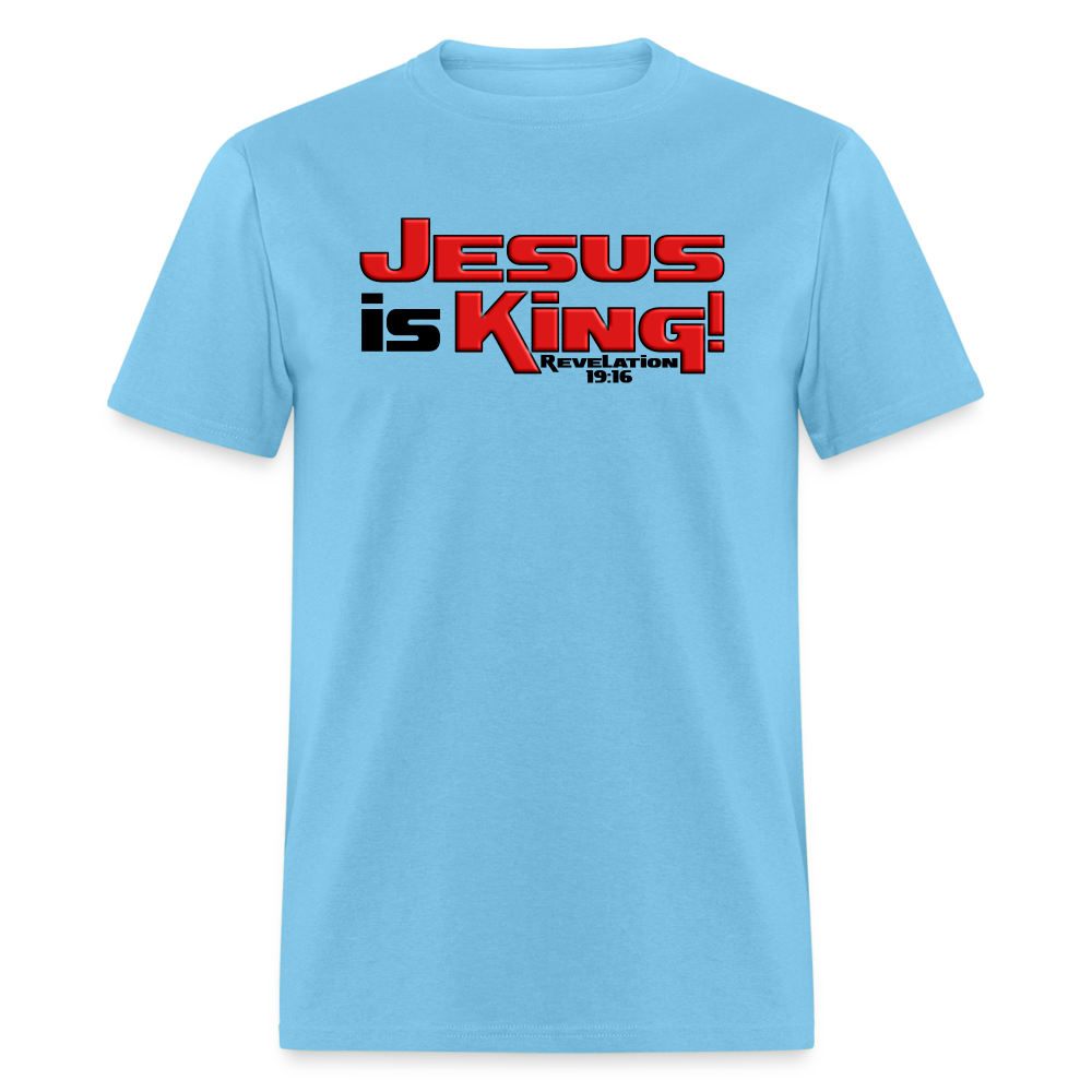 Jesus King - aquatic blue