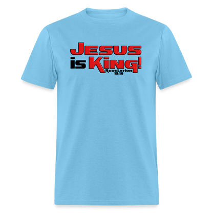 Jesus King - aquatic blue