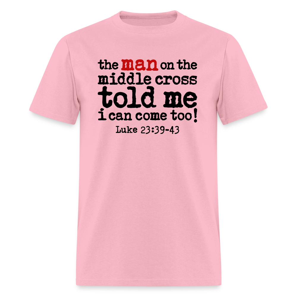 Man on the Middle Cross - pink