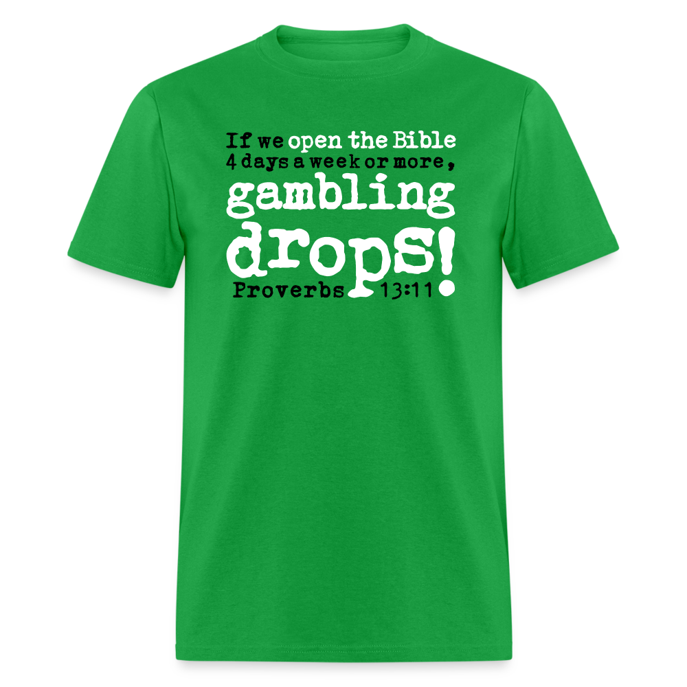 Open Bible Gambling Drops - bright green