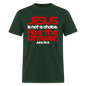 Jesus Is the Answer - forest green