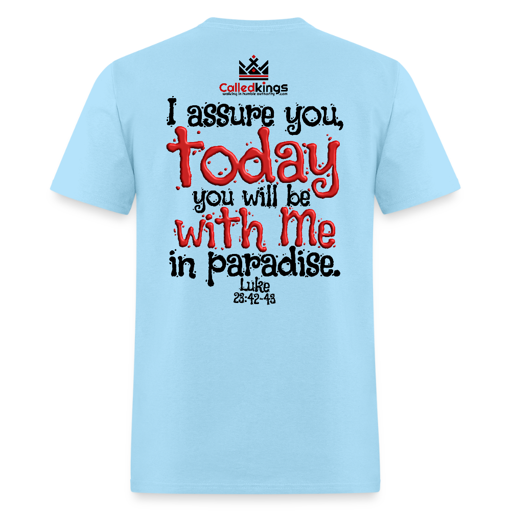 Jesus Remember Me - powder blue