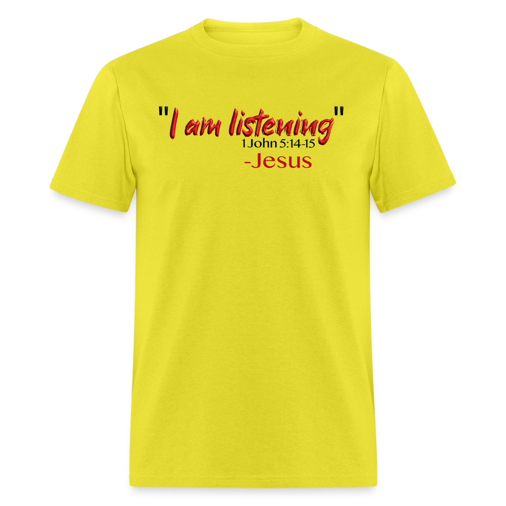 I Am Listening - yellow
