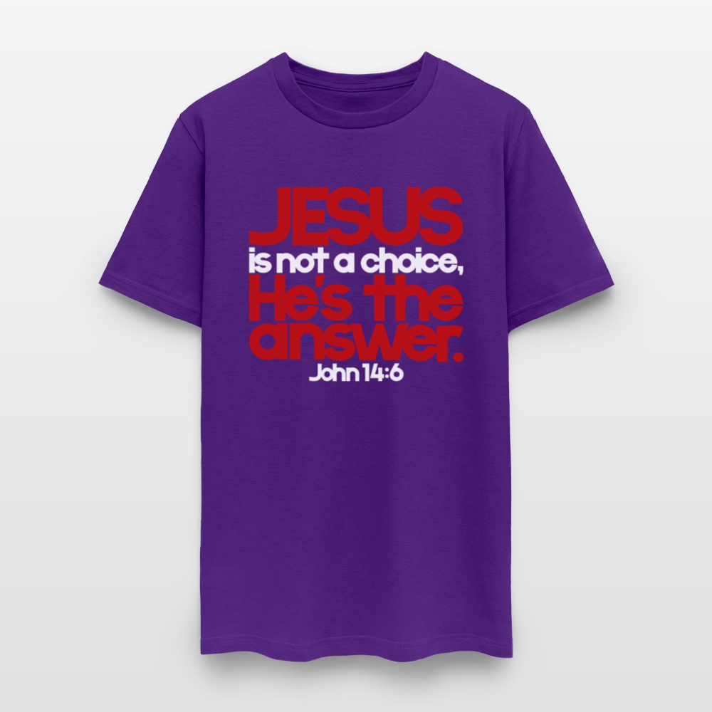 Jesus Is the Answer - purple