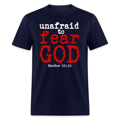 Unafraid to Fear God - navy