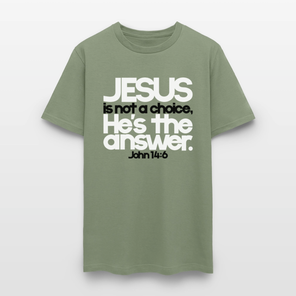Jesus Is the Answer - military green