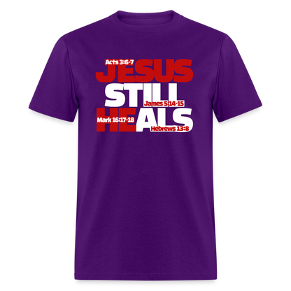 Jesus Still Heals - purple