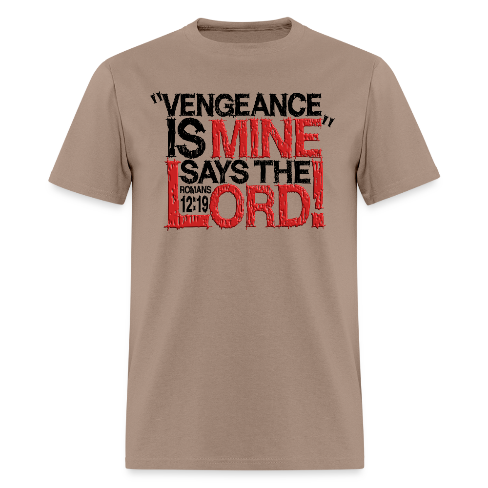Vengeance is Mine Says the Lord - brown savana