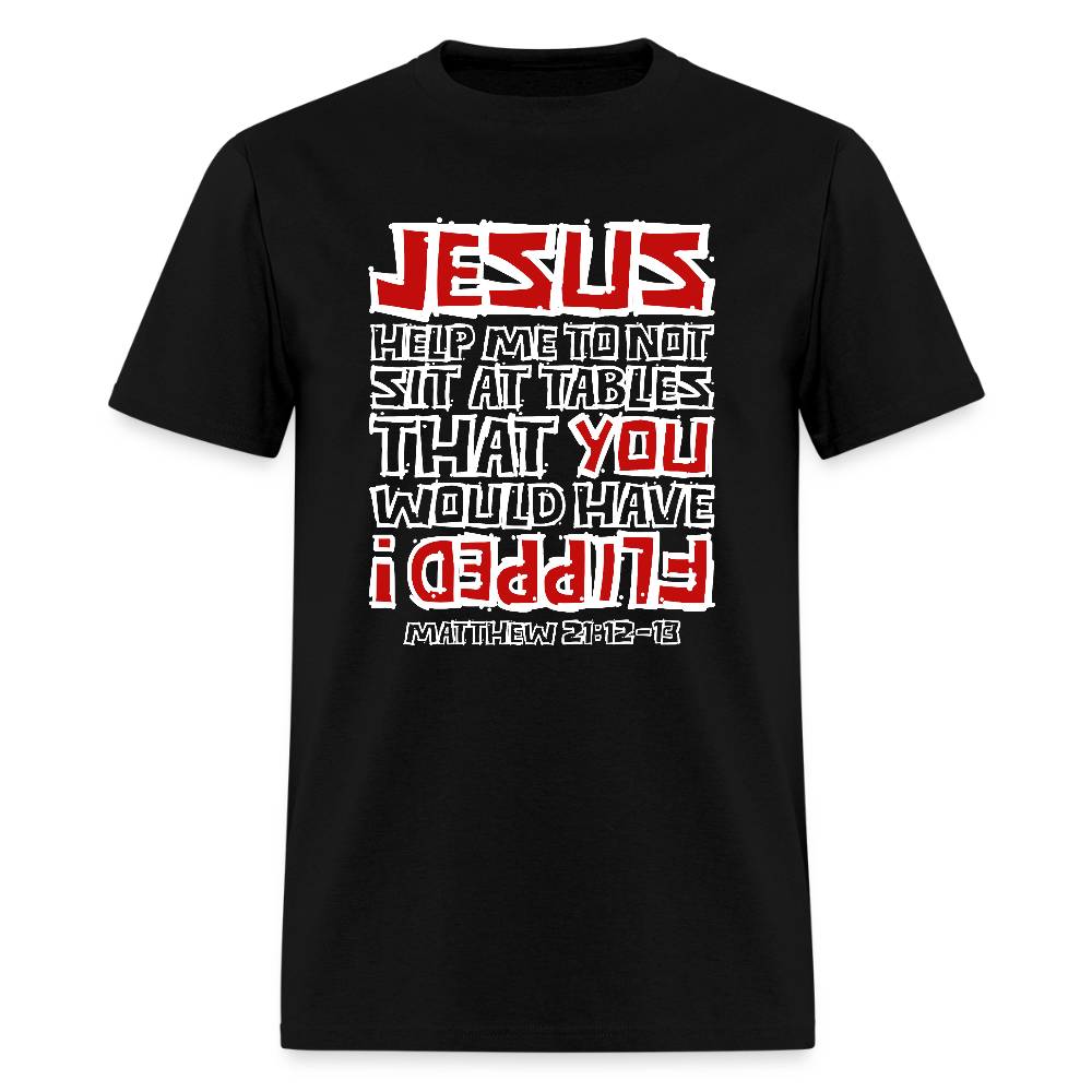 Jesus Flipped - black