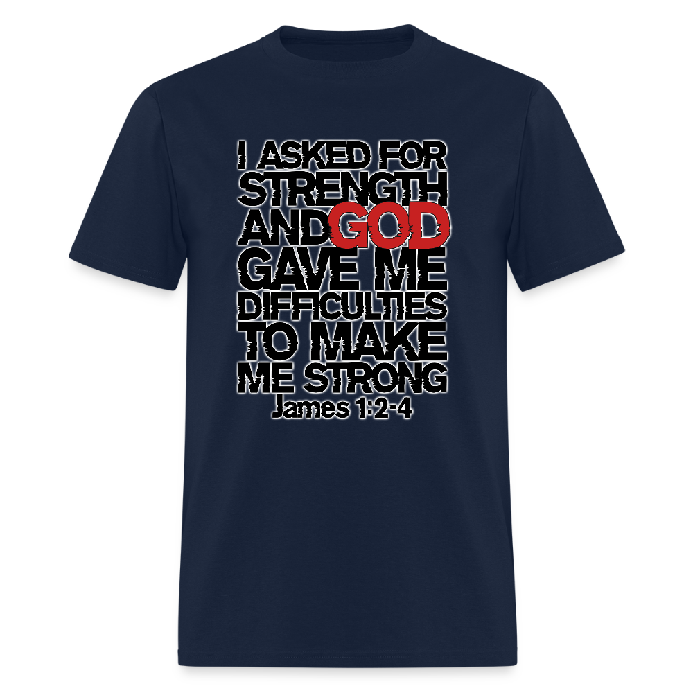 I Asked For Strength - navy