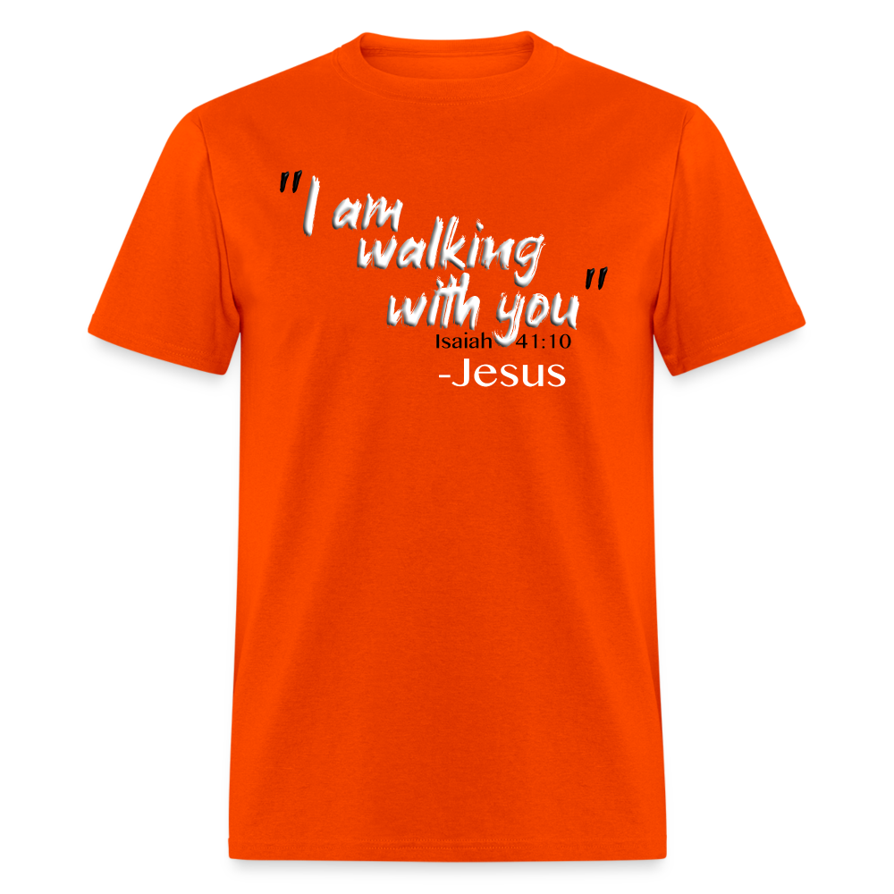 I Am Walking With You - orange