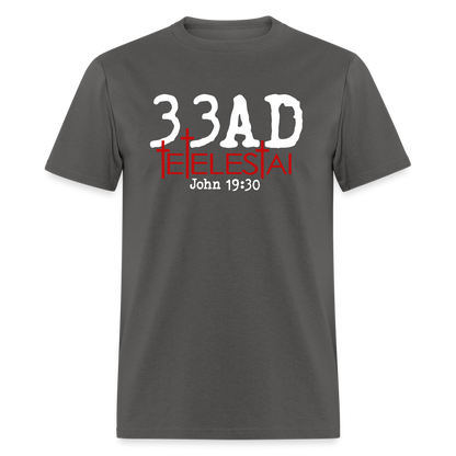 33AD Tetelestai - charcoal