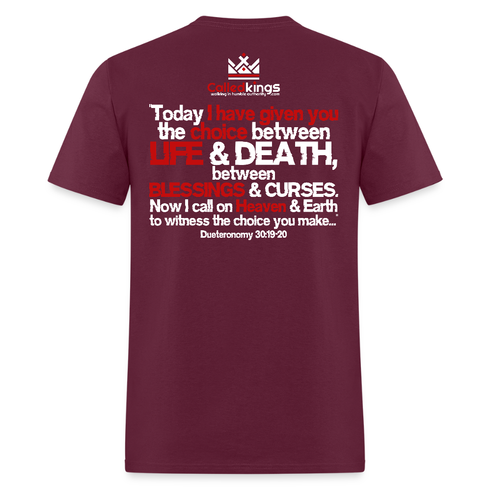 If God Stopped Evil - burgundy