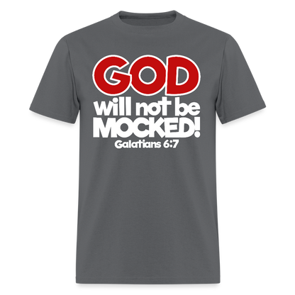 God Will Not Be Mocked - charcoal