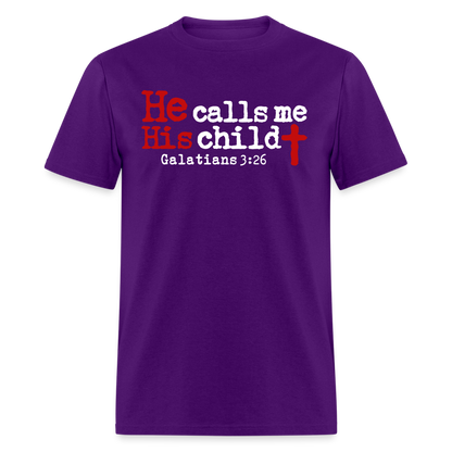 He Calls Me His Child - purple