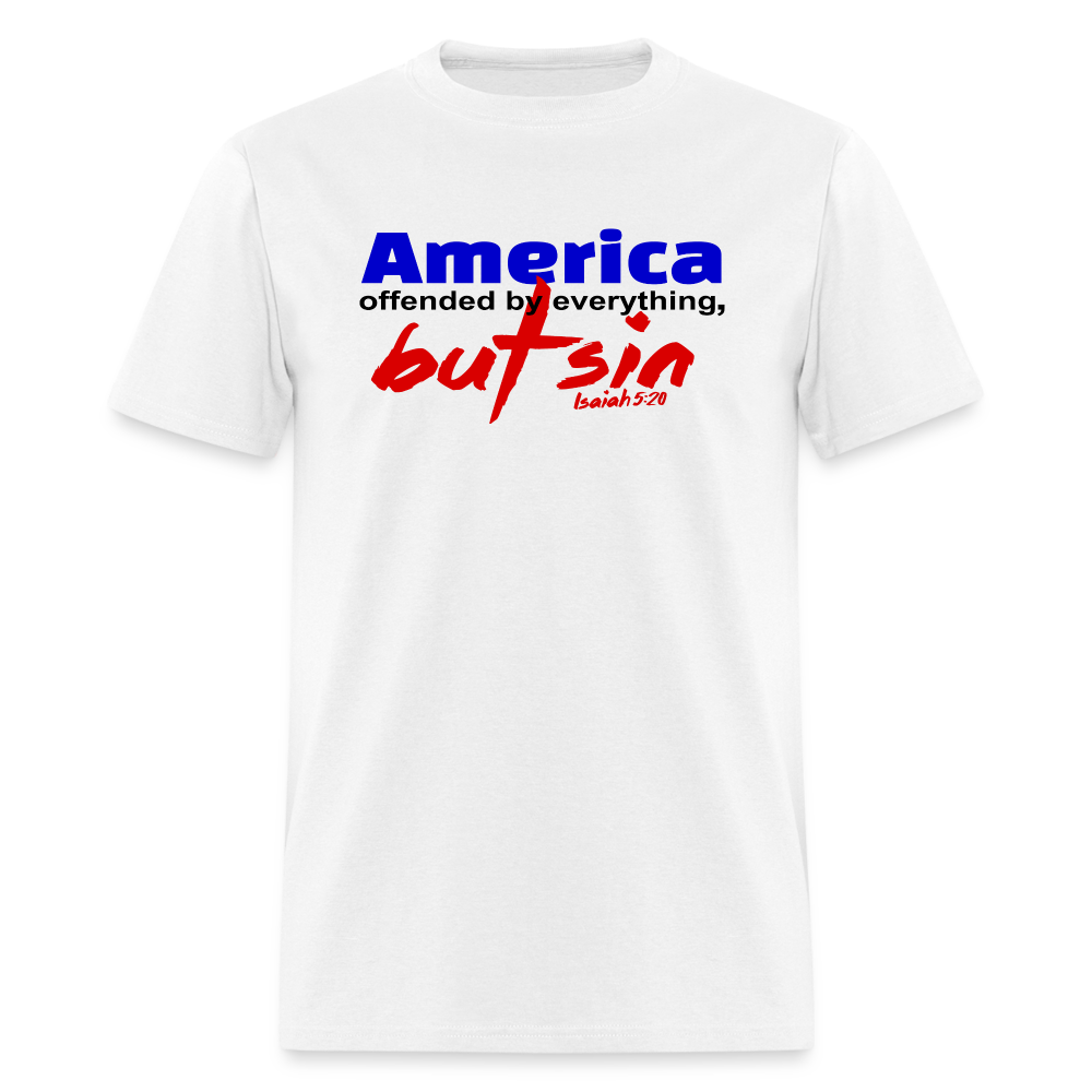 America Offended by Everything But Sin - white