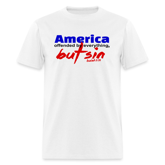 America Offended by Everything But Sin - white