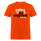 Knuckles Down Palms Up - orange