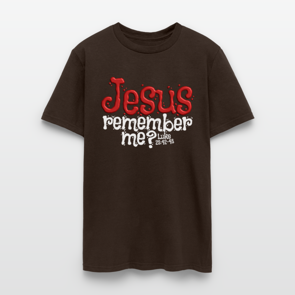 Jesus Remember me - brown