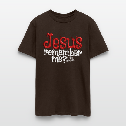 Jesus Remember me - brown