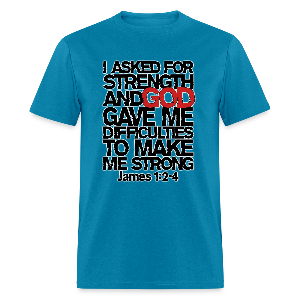I Asked For Strength - turquoise