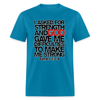 I Asked For Strength - turquoise