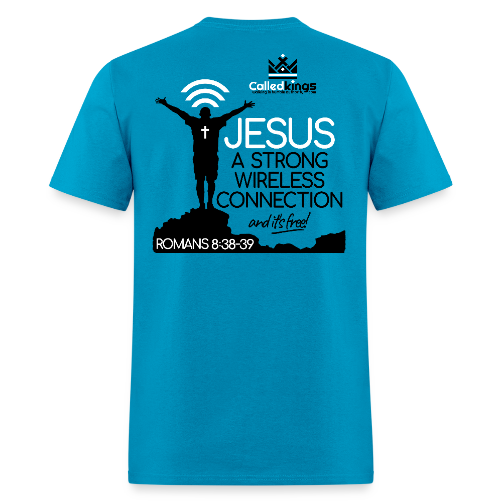 Jesus Strong Wireless Connection - turquoise