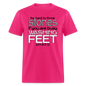 Throwing Stones or Washing Feet - fuchsia