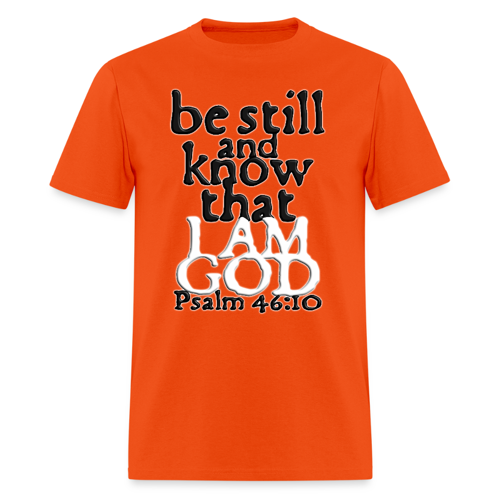 Be Still and Know - orange