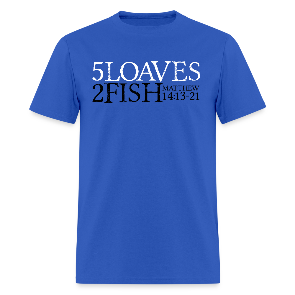5 Loaves 2 Fish - royal blue