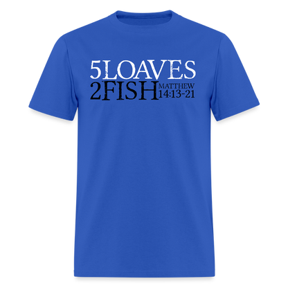 5 Loaves 2 Fish - royal blue