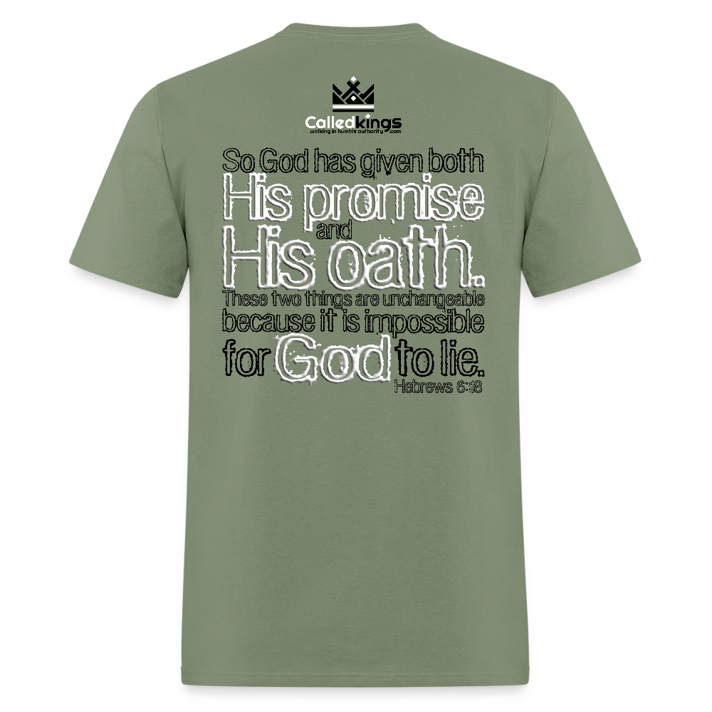 God Can't Lie - military green
