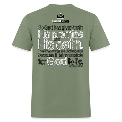 God Can't Lie - military green