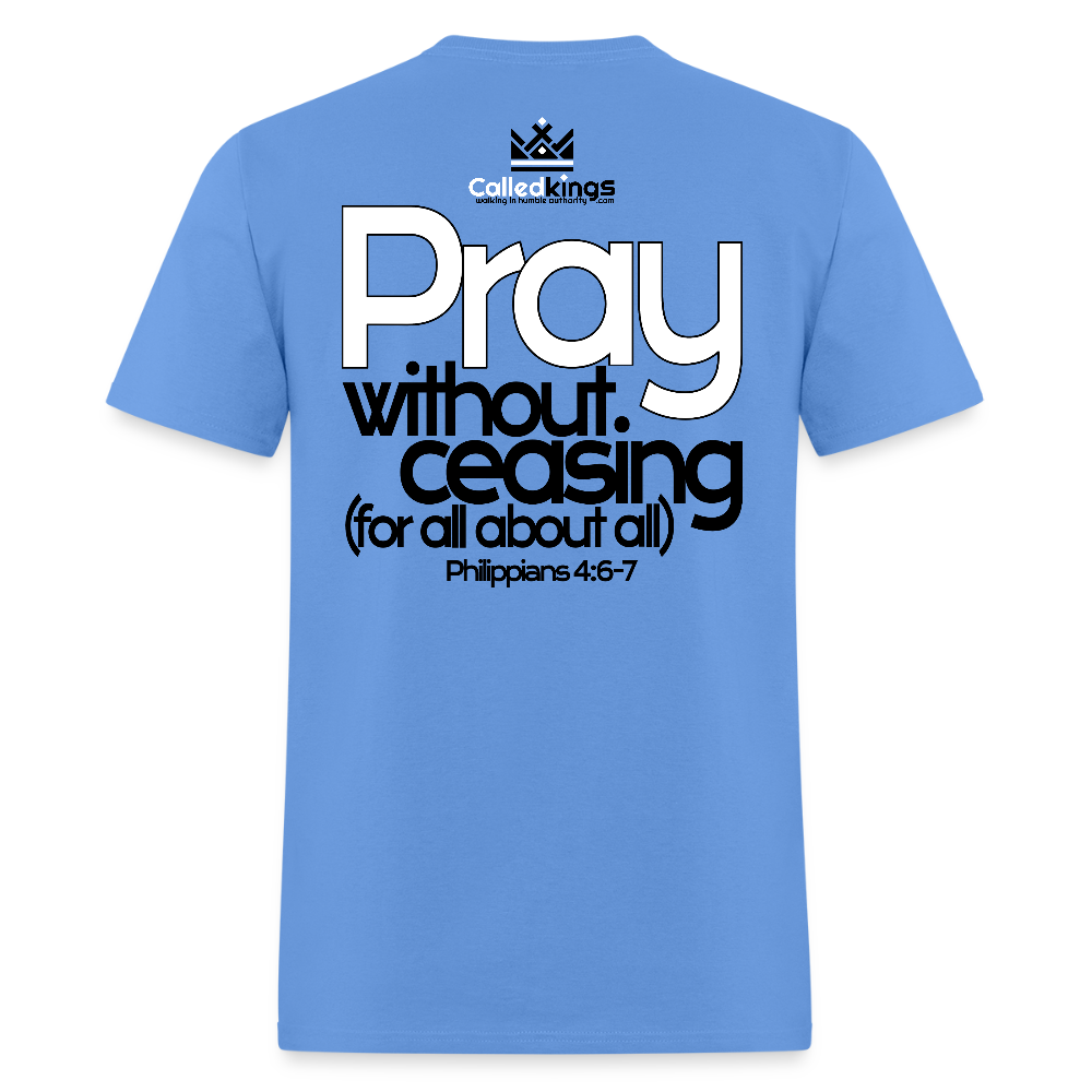 WTBSF? Pray Without Ceasing - carolina blue