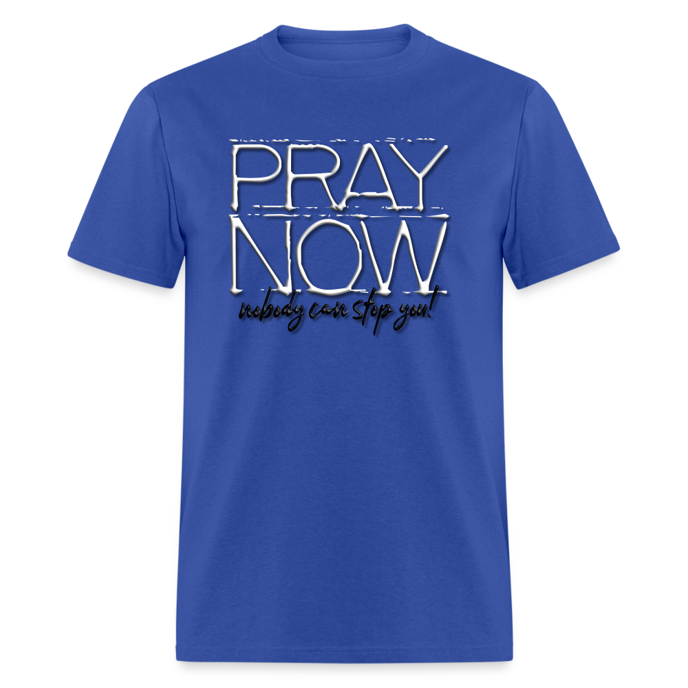 Pray Now - royal blue