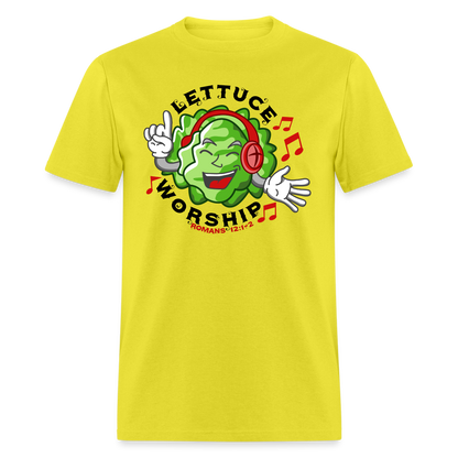 Lettuce Worship - yellow