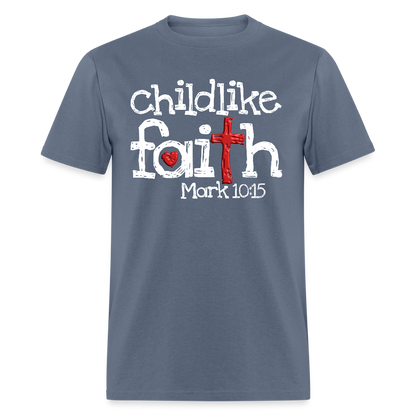 Childlike Faith - denim